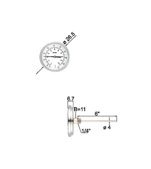Bi-Metal Thermometers